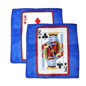 Prediction / Production Magic Magician's Card Silk + Routines - 30CM (12") - Picture 1 of 5