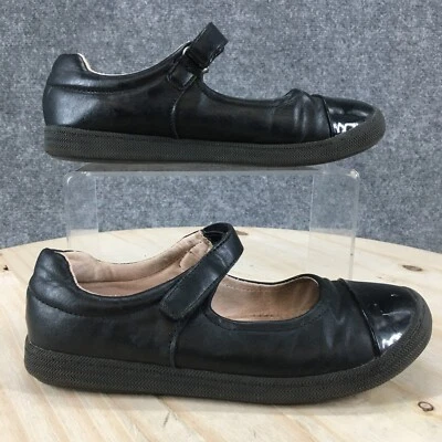 SO Shoes Youth 3 Mary Jane Black Faux Leather Comfort Hook & Loop Casual Low Top - Image 1 of 4