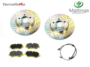 TERRAFIRMA GELOCHTE + GERILLTE BREMSSCHEIBEN + BELÄGE passend für - Discovery 3 2.7 TDV6  - Bild 1 von 1