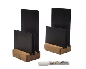 MENÚ - SOPORTE DE FOLLETO PARA PANTALLAS DE MENÚ DE MESA. PLUS A PLUMA DE TIZA LÍQUIDA GRATUITA - Imagen 1 de 8