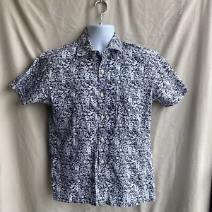 Maui and Sons Blue Floral Aloha Shirt, Size Large - Picture 1 of 7