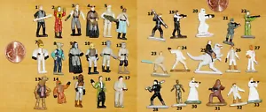 STAR WARS MICRO MACCHINE FIGURE A SCELTA DA LUKE LEIA REBELS IMPERIALS CANTINA - Foto 1 di 7