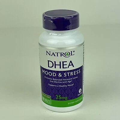 Natrol Estado de ánimo y estrés 25 mg, 180 comprimidos, niveles hormonales equilibrados 12/2026 Foto 1 de 4