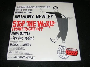 Still Sealed ANTHONY NEWLEY Broadway Cast Lp STOP THE WORLD I WANT TO GET OFF - Picture 1 of 2