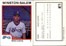 Mike Curtis 1987 ProCards #1235 Card *AutographDen*