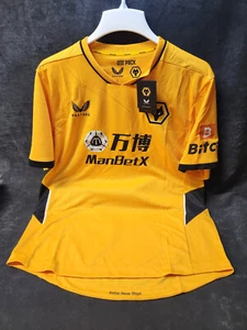 Wolverhampton Wanderers Wolves Authentic Home Jersey Multiple size Ship from USA - Picture 1 of 5