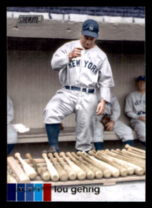 2020 Stadium Club Lou Gehrig    #35 New York Yankees