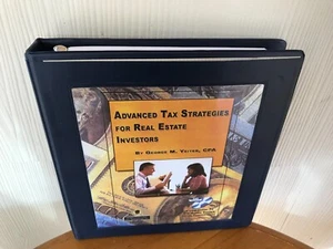 ADVANCED TAX STRATEGIES FOR REAL ESTATE INVESTORS - GEORGE YEITER MANUAL & 8 CDS - Picture 1 of 11