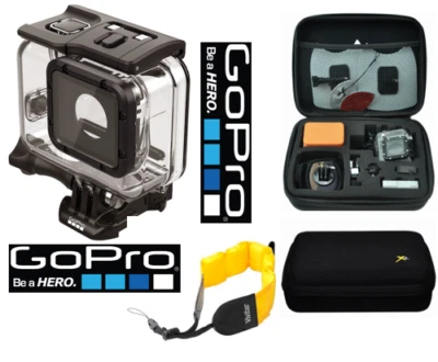 GoPro SUPER SUIT DIVE HOUSING FOR HERO6 BLACK AADIV-001+ CASE+ WRIST FLOAT STRAP - Image 1 of 4