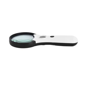 3X/45X Magnifying Glass Lens HandHeld Reading Magnifier With 3LED 1UV Lamp Loupe - Picture 1 of 10