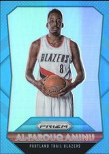 2015-16 Panini Prizm Prizms Light Blue Basketball Card #169 Al-Farouq Aminu /199