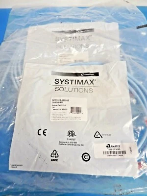 CommScope Systimax CPC3312-02F009 Cat6 Modular Patch Cord 9Ft Lot of 2 - Image 1 of 3