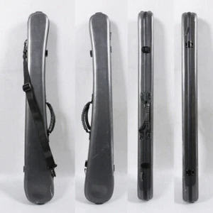 Estuche/caja de arco de contrabajo contrabajo negro avanzado compuesto de carbono sujeción de luz 2 arcos - Imagen 1 de 8