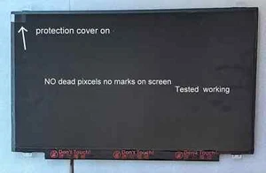 B173RTN02.1 . AU optronics 17 inch laptop screen top & bottom brackets. 30 pin - Picture 1 of 4