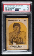 1946-47 Propagandas Montiel Los Reyes del Deporte Hector Arago #106 PSA 1