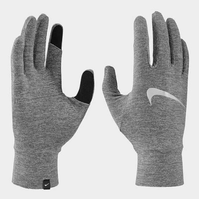 Nike Mens Dri-FIT Accelerate Running Gloves - Heather Grey - Size: X-Large - NEW - image 1 of 4