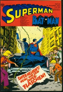 Superman Batman Nr.24 vom 24.11.1973 mit Sammelecke - Original Ehapa Comic TOP - Picture 1 of 3
