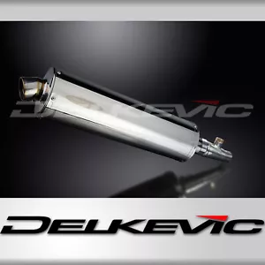 Honda FSC600 Silver Wing 02-14 Slip On 18" Oval Stainless Exhaust Muffler Kit - Foto 1 di 5