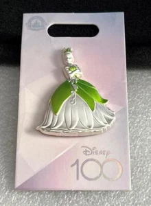 Prendedor Disney 100 Años Celebración Platino Princesa y La Rana Tiana - Imagen 1 de 1
