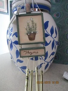 PFALTZGRAFF ~NATUREWOOD ~ WINDCHIME THYME - Picture 1 of 2