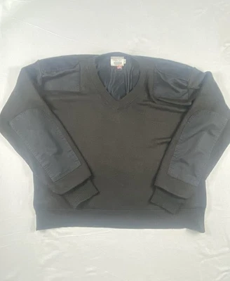 GORE WINDSTOPPER Duty Uniform Sweater XL V-Neck USA Made Rank Epaulettes - Image 1 of 4