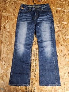 GUESS JEANS Falcon SLIM FIT BOOT CUT JEANS BOYS SZ 16-BLUE - Picture 1 of 12