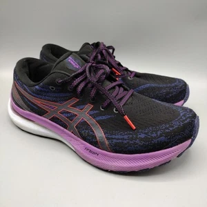 Asics Gel Kayano 29 Black Purple Running Shoes 1012B272 Sneaker Womens Size 10.5 - Picture 1 of 9