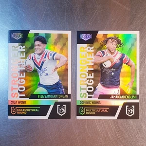 2024 NRL Elite Multicultural Round Team Set (2 Cards) Sydney Roosters - Bild 1 von 2