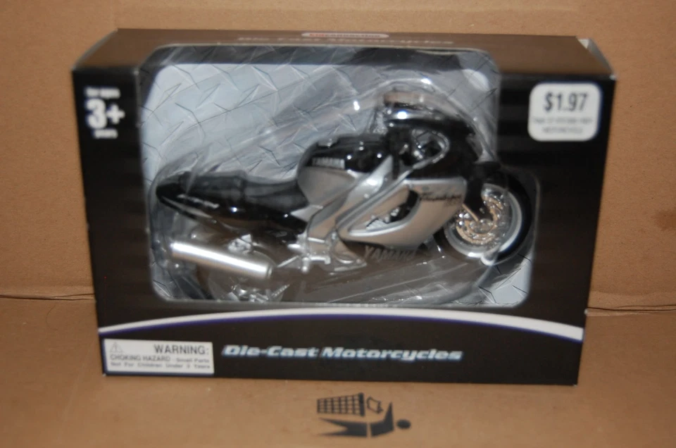 Motocicleta diecast Kid Connection Yamaha YZF Thunderace 1000 1:18 negra/plateada Foto 1 de 1