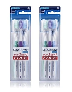 Sensitive Zahnbürste Soft Sensitive Zähne, 3 Stück (2er Pack) - Bild 1 von 3