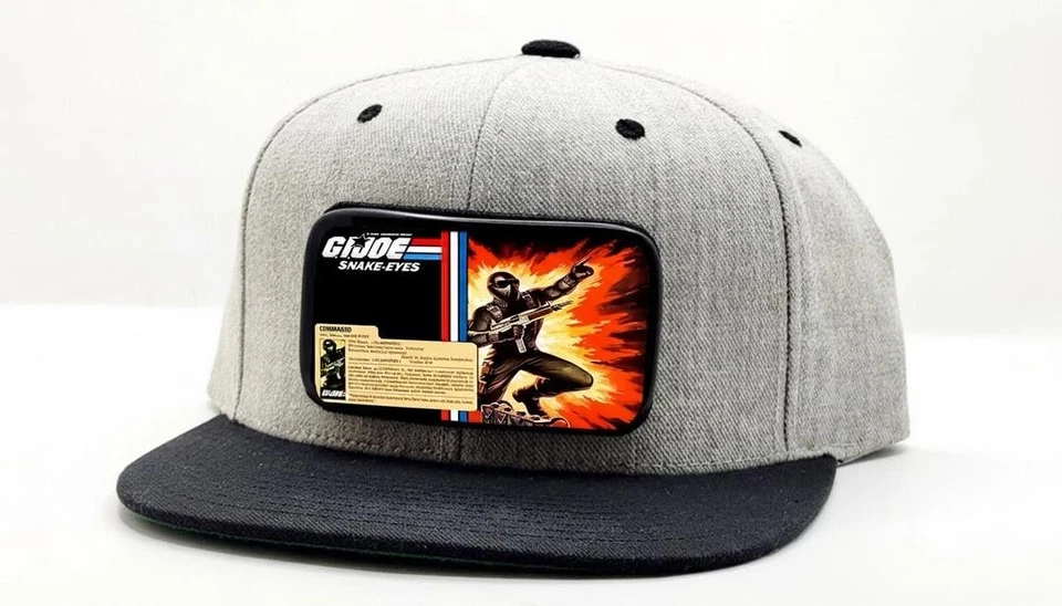 Chapéu GI Joe olhos de cobra, remendo de metal removível, Snapback - Imagem 1 de 1