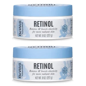 BeWell Retinol Crema Renovadora Rostro y Cuerpo 8oz Cada Paquete de 2 - Compra a granel y ahorra a lo grande - Imagen 1 de 5