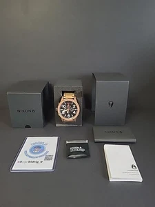 Authentic Nixon 51-30 Chrono Bronze/Black A1389-5145-00 Chronograph Men's Watch - Picture 1 of 9