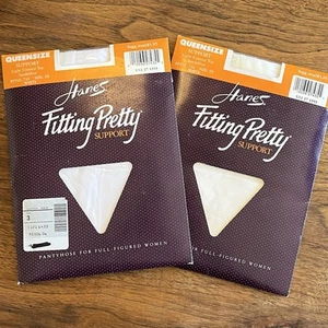 De Colección HANES Ajuste Bonito Soporte Pantimedias Control de Luz Queen Talla 3X Blanco Transparente - Imagen 1 de 8