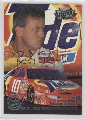 1996 Fleer Ultra NASCAR Auto Ricky Rudd Auto - Image 1 of 2