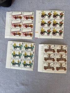 Francobolli GB 1974 set prevenzione incendi cilindro blocco di 6 francobolli MNH come nuovi - Foto 1 di 1