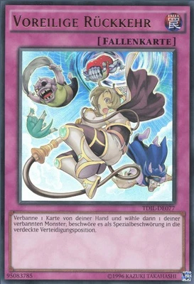 YuGiOh Voreilige Rückkehr TDIL-DE077 Ultra Rare NM 1st - Bild 1 von 2