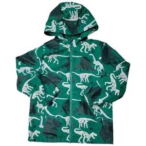Member's Mark Toddler Boys Color Changing Rain Jacket (Green, S (6/7)) - Picture 1 of 3