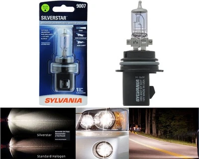 Sylvania Silverstar 9007 HB5 65/55W One Bulb Head Light Dual Beam Replace Lamp - Image 1 of 4