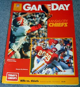 Kansas City CHIEFS Buffalo BILLS NFL Gameday PROGRAMM Magazin 28. September 1986 - Bild 1 von 5