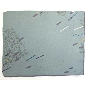 Jody Williams - "Drei (Rhythmen)" (1987, Collage, Bleistift auf Büttenpapier) - Bild 1 von 5