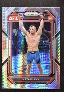 2023 Prizm UFC Base Vertical Hyper #176 Natan Levy - Lightweight