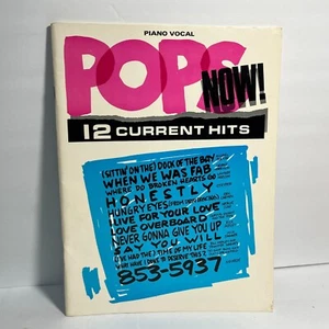 Libro di canzoni Pops Now 12 successi attuali 1988 - Foto 1 di 5