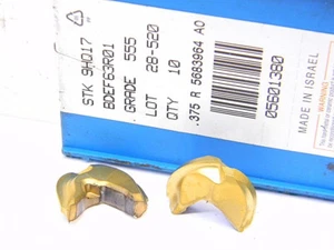 NEU ÜBERSCHUSS 4 STK. INGERSOLL BDEF 63R01 GRADE: 555 HARTMETALLEINSÄTZE - Bild 1 von 1