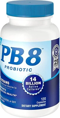 Nutrition Now PB 8 Pro-Biotic - 120 粒胶囊(3 件装) — 第 1/3 张图片