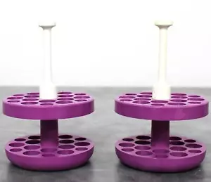 2X BECKMAN ZENTRIFUGE AEROSOLVE EIMER ADAPTER ROHRSCHILDE 359484 GH-3,8 ROTOR - Bild 1 von 3