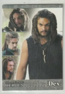 Stargate Heroes SG-1 Atlantis Trading Card #77 Jason Momoa as Ronon Dex - Picture 1 of 2