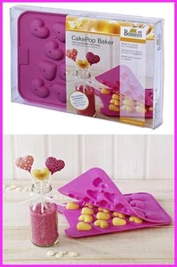 Backform "CAKE POP BAKER LOVE" - CakePop, Cake Pops, CakePops, Herz (Silikon) - Bild 1 von 1
