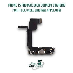 Cable Flex Puerto de Carga Conexión Dock iPhone 15 Pro Max Original Apple OEM - Imagen 1 de 1