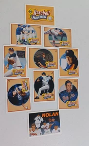 1991 MLB Upper Deck Nolan Ryan Baseball Heros 10 Card Set NM/M Trading Cards - Picture 1 of 11